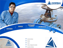 Tablet Screenshot of corsa.com.mx